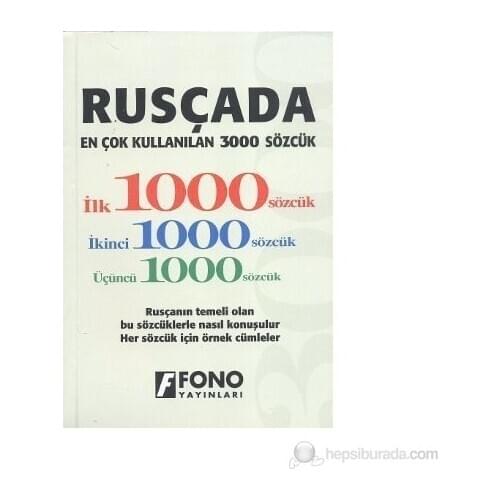Rusçada Most Used 3000 Word-Collective