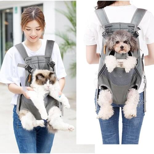 Pet Carrier Backpack Breathable Cats Dogs Front Travel Bag For Animals Small Medium Dogs Bulldog Puppy Mochila Para Perro