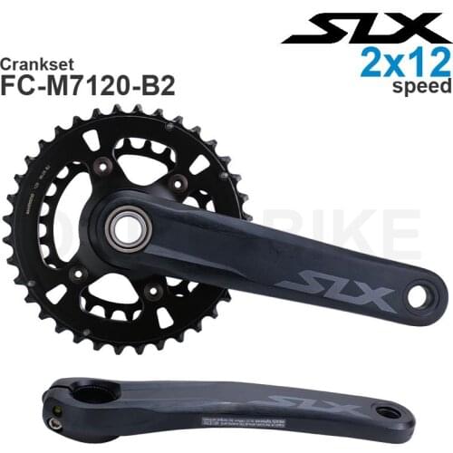 SHIMANO SLX MTB Crankset FC-M7120-B2 36-26T 170 175mm- HOLLOWTECH II- 178 mm Q-Factor - 2x12-speed