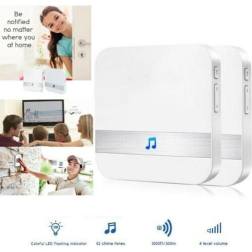 Smart Wireless WiFi Video Doorbell Chime Receiver Dingdong Door Hardware and Lock Supplies Intelligent Monitoring Home