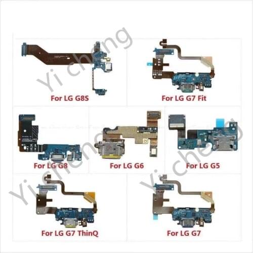 USB Charging Dock Port Connector Board Parts Flex Cable For LG G5 G6 G7 ThinQ G8 ThinQ G8S Velvet 5G G8S ThinQ Replacement Part