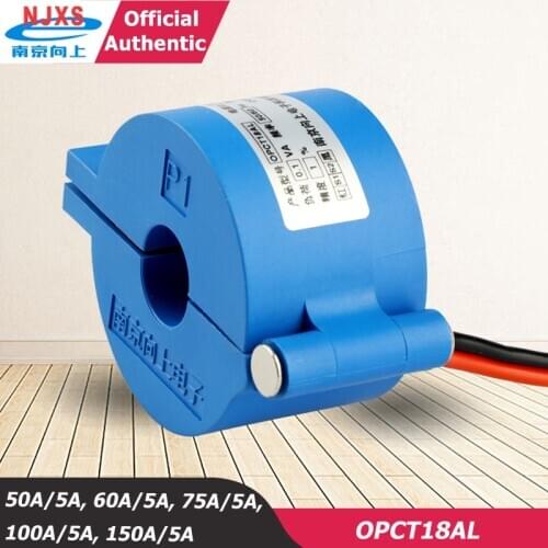 Split Core Current Transformer Sensor Open Type OPCT18AL-50a 5a 60A/5A 75 100:5 150A/5A outdoor waterproof low voltage 3