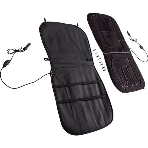 2 pcs Heated Pad Cover Seat Heating Warming Cushion 12V Universal