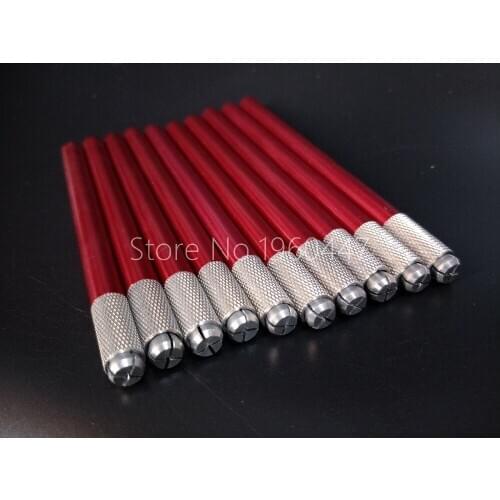 30pcs Eyebrow Microblading Tattoo Pen Permanent Makeup Eyebrows Embroidery Machine Manual Tattoo Needles