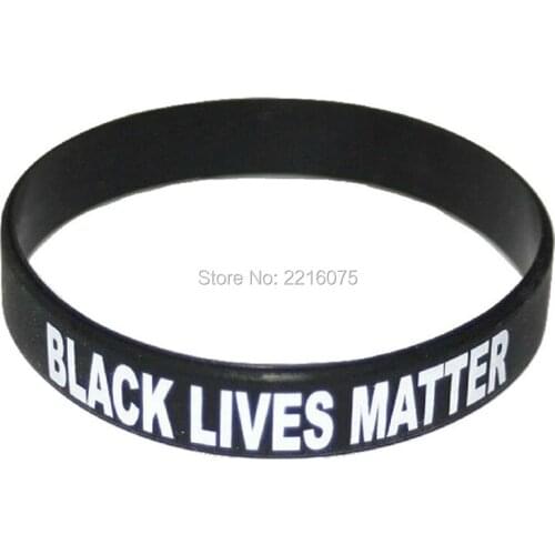300pcs Black lives matter wristband silicone bracelets free shipping by DHL express