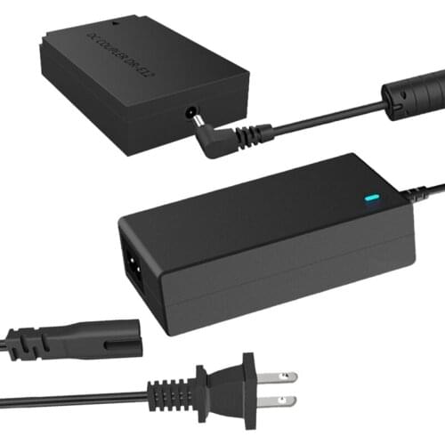 DR-E12 DC Coupler Dummy Battery ACK-E12 AC Power Adapter For Canon EOS-M M-2 M-10 M-50 Digital Cameras(US Plug)