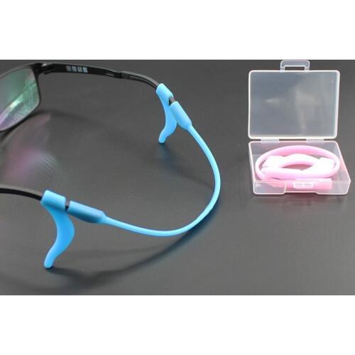 Unisex glasses accessories silicone elastic anti-skid rope ear hook set legs fixed for reading glasses Myopia glasses