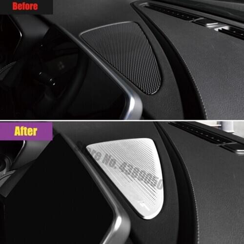 For Cadillac CT5 2019 2020 Accessories Stainless Steel Auto Dashboard Speaker Audio Horn Cover Trim Frame Car Styling 1Pcs