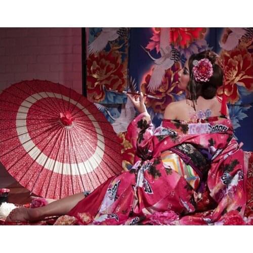 Diy diamond painting Japanese geisha kimono woman 5d diamond painting full drill diamond mosaic cross stitch Diamond Embroidery