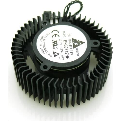 BFB0712HF 65mm 37*37*37mm 12V 1.8A For ZOTAC GTX680 GTX670 GTX460 480 580 Graphics Card Cooling Fan 4Pin 4Wire