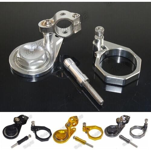 CNC Aluminium Steering Stabilizer Damper Mounting Bracket For SUZUKI GSXR600 GSXR750 GSXR 600 750 K6 2006 2007 2008 2009 2010