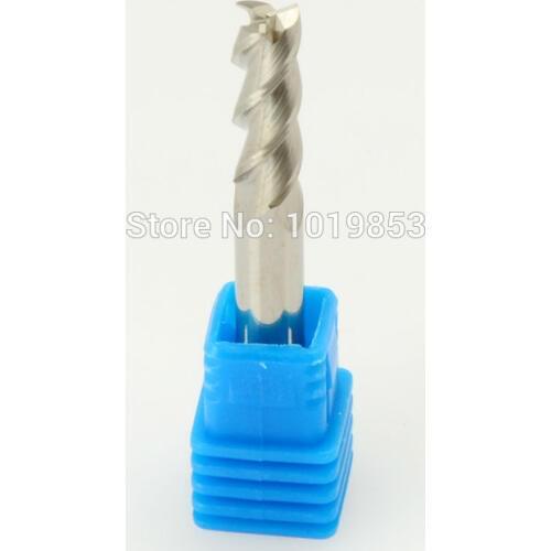 3pcs SLONS S200AL-8*8*60L 8mm shank diameter tungsten carbide end mill for Aluminium alloy