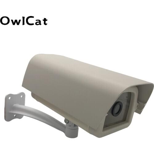 OwlCat Video Surveillance Security Camera Housing Case CCTV Bullet Camera House Dust Protect Enclosure with Bracket