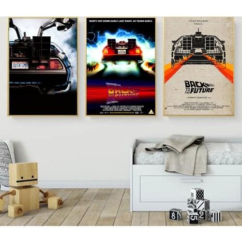 Cool Car Posters Prints Canvas Paintings Movies Vintage Posters Cuadros Murals Living Room Decoration Paintings