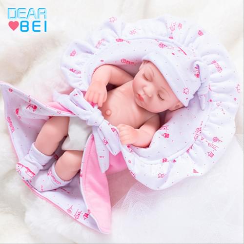 Bathrobe Suit+30CM New baby dolls silicone viny 10inch Reborn baby poupee boneca baby soft toy gift todder