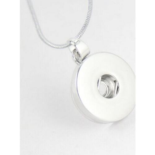 Fashion Ginger Snaps Necklace Jewelry Women Necklace Pendant Fit 18mm Snap Button DIY Jewelry 20pcs