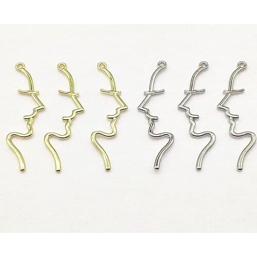 New arrival! 45x16mm 100pcs Zinc Alloy Charm for Handmade Necklace Earring Making DIY Parts,Jewelry Findings & Components