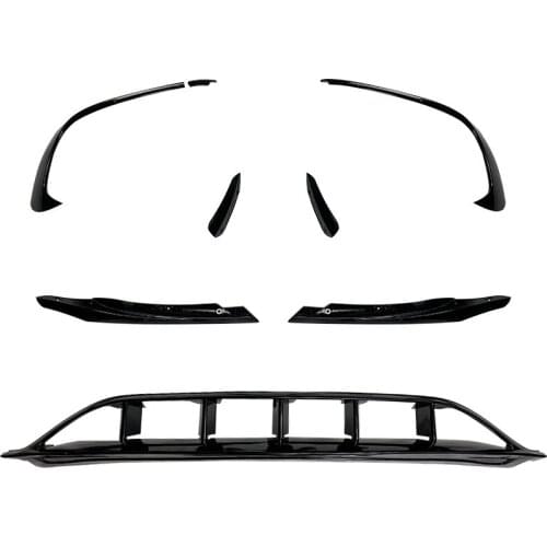 It Is Suitable For Mercedes Benz Class A W176 - Front Lip Wind Blade Surrounded By Front Bar A45 Amg Wind Blade Modification