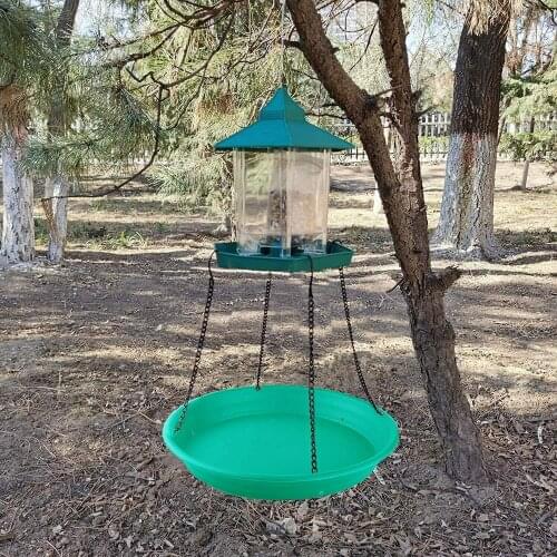 SeedHoop CATCHER PLATFORM Bird Feeder Hanging Tray Outdoors Backyard Garden