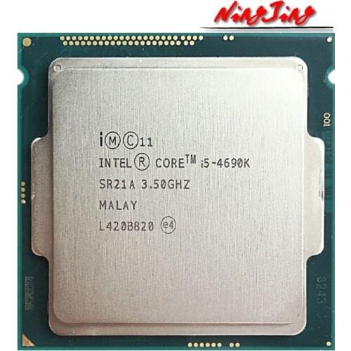 Intel Core i5-4690K i5 4690K I5 4690 K 3.5 GHz Quad-Core Quad-Thread 88W 6M CPU Processor LGA 1150