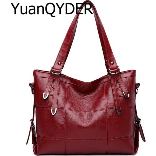 Light Luxury Women Handbag Soft Leather Women Shoulder Bags Designer Top-handle Bag Female Crossbody Bag Lady Casual Big Totes