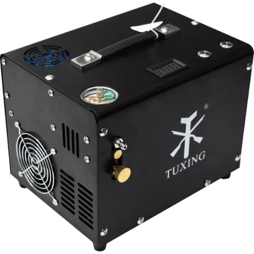 TUXING TXET062 Pcp Air Compressor High Pressure Pump 12V Portable Pump PCP Air Rifle Gun Pneumatic Inflator Tank 4500Psi 300Bar