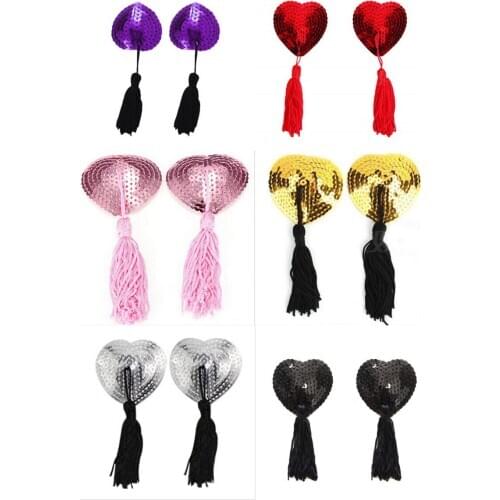 1 Pairs Heart Star Cross Silver Nipple Cover Disposable Adhesive Stain Fashion Pasties Breast Petals Milk Paste