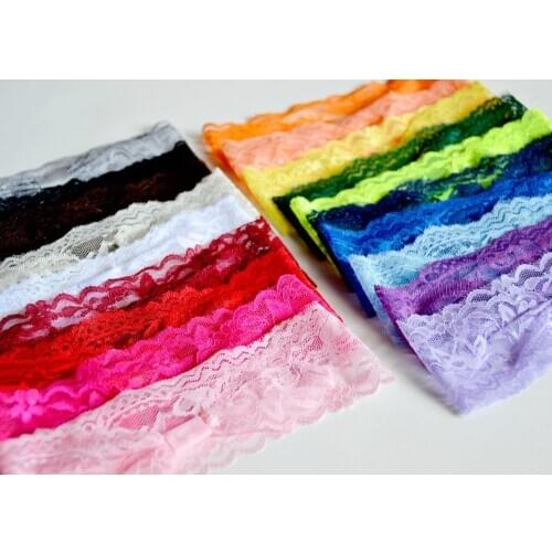 Vintage Lace Headband 19 Colors 2" wide lace headbands for Infants Toddlers Children and Teens 300pcs/lot