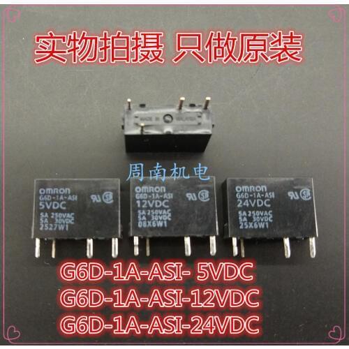 5Pcs/Lot Relay G6D-1A-Asi-12Vdc Dip4 New And Original