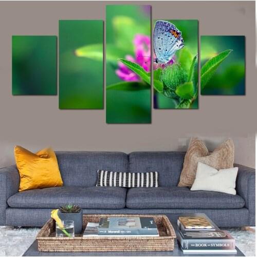 5PCS Green Plants Canvas Wall Art Decor Painting Wall Picture Canvas Art Print From Photo On Canvas Home Decor For The House