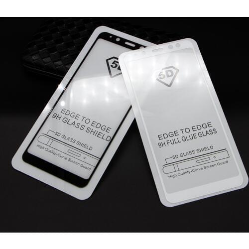 5D Curved Full Cover Tempered Glass sFor Samsung Galaxy A8 Plus 2018 Screen Protector Film For Samsung Galaxy A8 Plus Full Glue