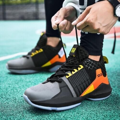 Men Basketball Shoes High-top Non Slip Breathable Cushioning Sports Shoes Women Basketball Shoes Kids Sneakers