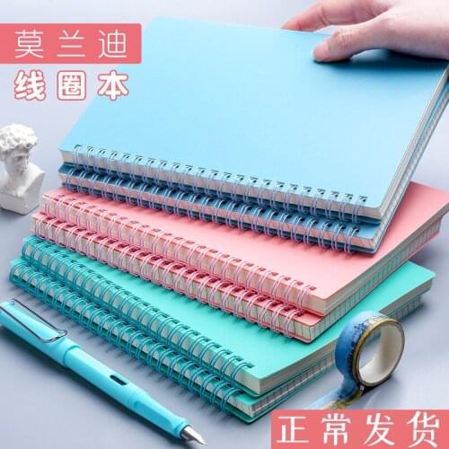 A5 spiral notebook Retro simple literature and art Morandi color coil notebook Traveling Light travelers notebook free delivery