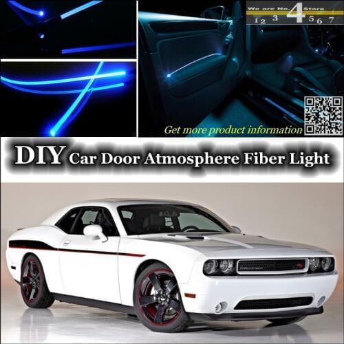 For Dodge Challenger SRT interior Ambient Light Tuning Atmosphere Fiber Optic Band Lights Door Panel illumination (Not EL light)