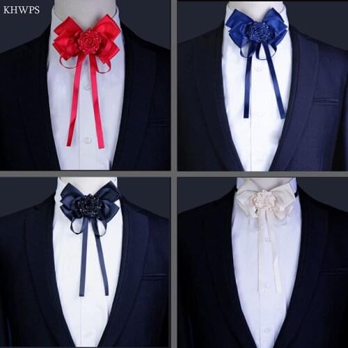British Bow Tie for Men and Women Wedding Banquet Birthday Party Dress Shirt Accessories College Performance New Original Bowtie
