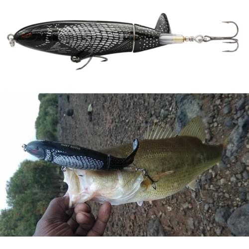 Hunthouse Whopper Plopper 90mm 130mm origin hooks Rotate wobblers Bass Propeller Hard Bait Floating lure Whopper Popper 9cm 13cm