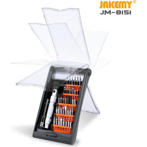 JAKEMY JM-8151 38 in 1 Multifunctional Screwdriver Set Precision Hand Tools Kit for Mobile Phone computer eyeglass DIY Repa