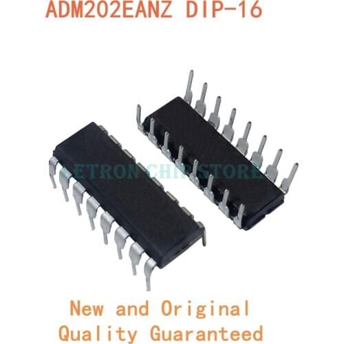 10PCS ADM202EANZ DIP16 ADM202EAN DIP-16 ADM202E DIP new and original IC Chipset