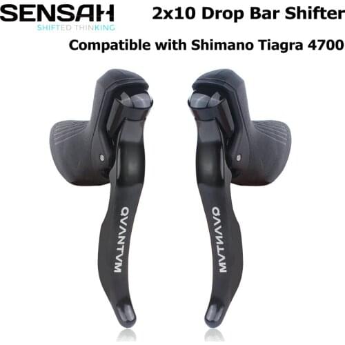 SENSAH empire Road Bike 2x10 Speed 20s Bicycle Derailleur QUANTUM 2X10 shifters For Shimano 10s 4700 Tiagra R8000 10S 105 R7000