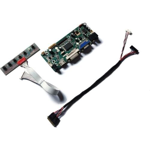 Fit LP133WH2-TLA1/TLE1/TLL3/TLM4 VGA DVI 60Hz WLED matrix 40 Pin LVDS 1366*768 M.NT68676 monitor controller board DIY kit