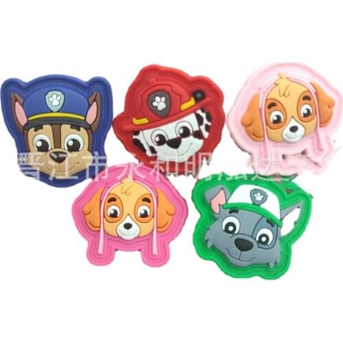 Paw Patrol Shoe Charms Lovely Cartoon Shoe Decoration Buckles for Children Kids Party X-mas Gift 2021 New Style Birthday Gift