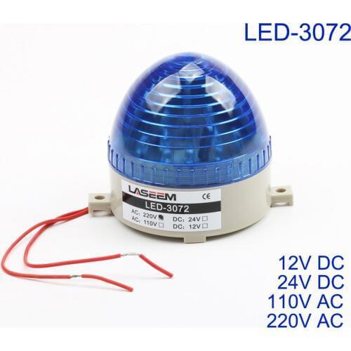 LED-3072 alarm warning light outdoor Blue guard Indicator light signal light