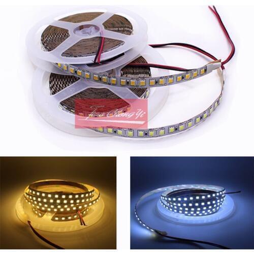 5m SMD 4040 LED strip light DC 12V Waterproof 120leds/m bright than 5630 5050 3528 Fita Diode tape lamp White