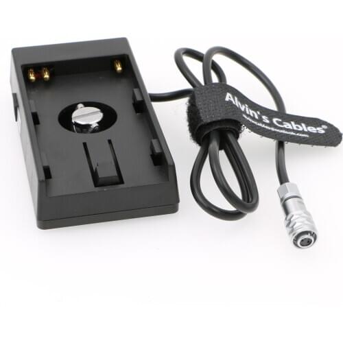 U60 Battery Mount Plate to BMPCC 4K BMD Power Cables for Sony U60 U30 Series and Blackmagic Pocket Cinema Camera 4K