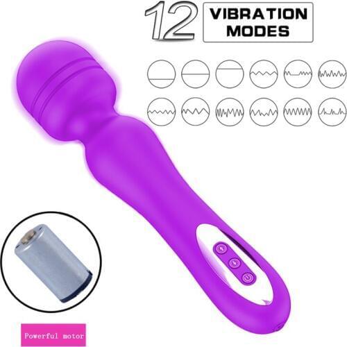 Magic Wand Erotic Toys Male Masturbation Dildo Vibrator Sex Toys For Women And Men G-Spot Clitoris Stimulator Nipple Vibrators