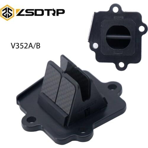 ZSDTRP Reed Valve Assy VForce3 V352A/V352B Intake Carbon Fiber Reed Valve for For Min Horiz. Yamaha 50 YQ Aerox R E2 2003-2012
