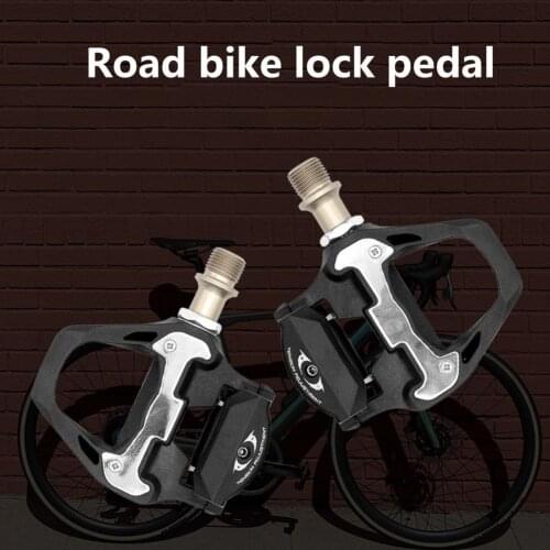 1 Set SPD System Self-locking Pedals Cassette Bearing Nylon Adjustable Tension System Clipless Pedals for Road Bike