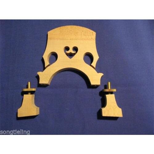 1pcs 4/4 regulated double bass bridge cupreous parts,double bass part