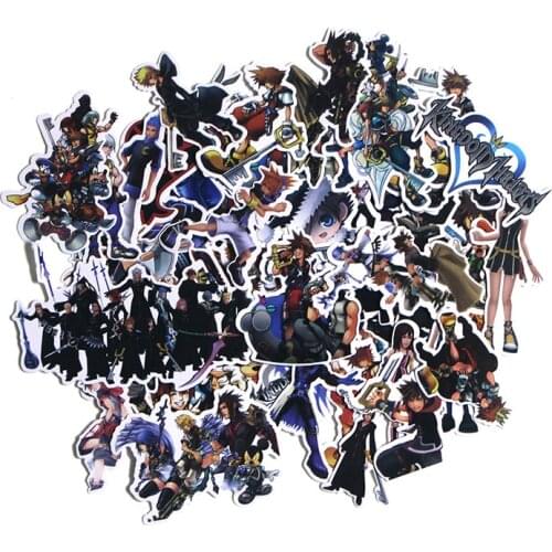 10/50pcs Kingdom hearts Toy funny for DIY scrapbooking album car Luggage Laptop Motorcycle notebook decal Waterproof Stickers