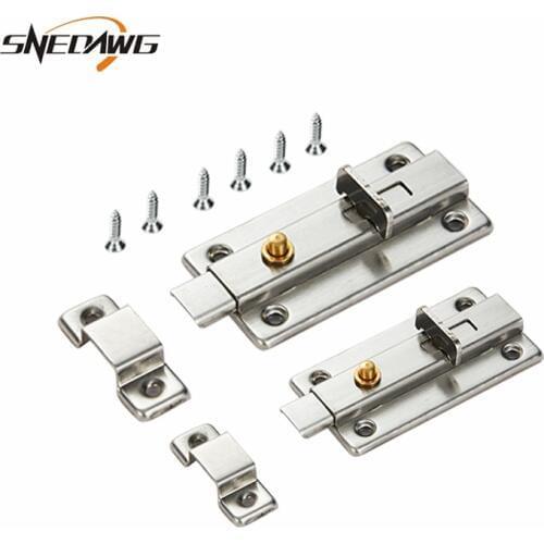 3/4inch Barrel Bolt Stainless Steel House Security Barrel Door Bolt Latch Home Gate Window Safety Hardware Door Bolt Lock Latch